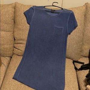 Blue T-Shirt Dress